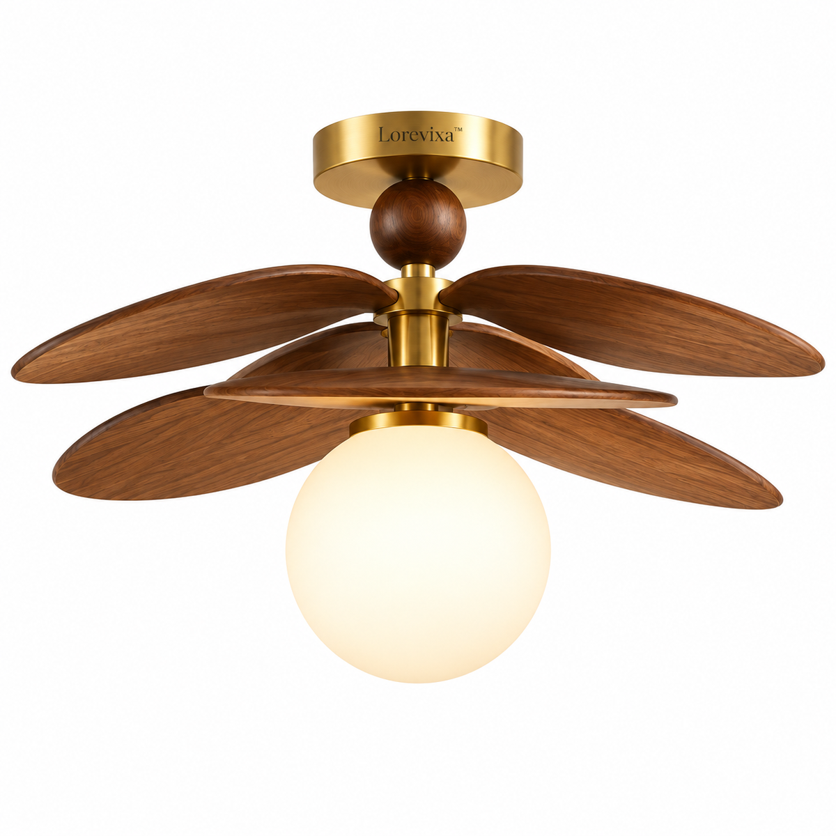 Lorevixa™ Aurora Wood Petal Ceiling Light
