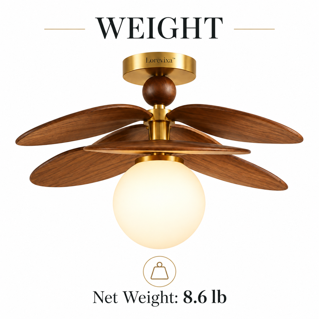 Lorevixa™ Aurora Wood Petal Ceiling Light