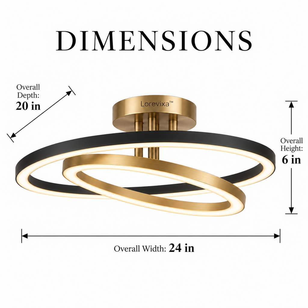 Lorevixa™ Halo Ring LED Flush Mount