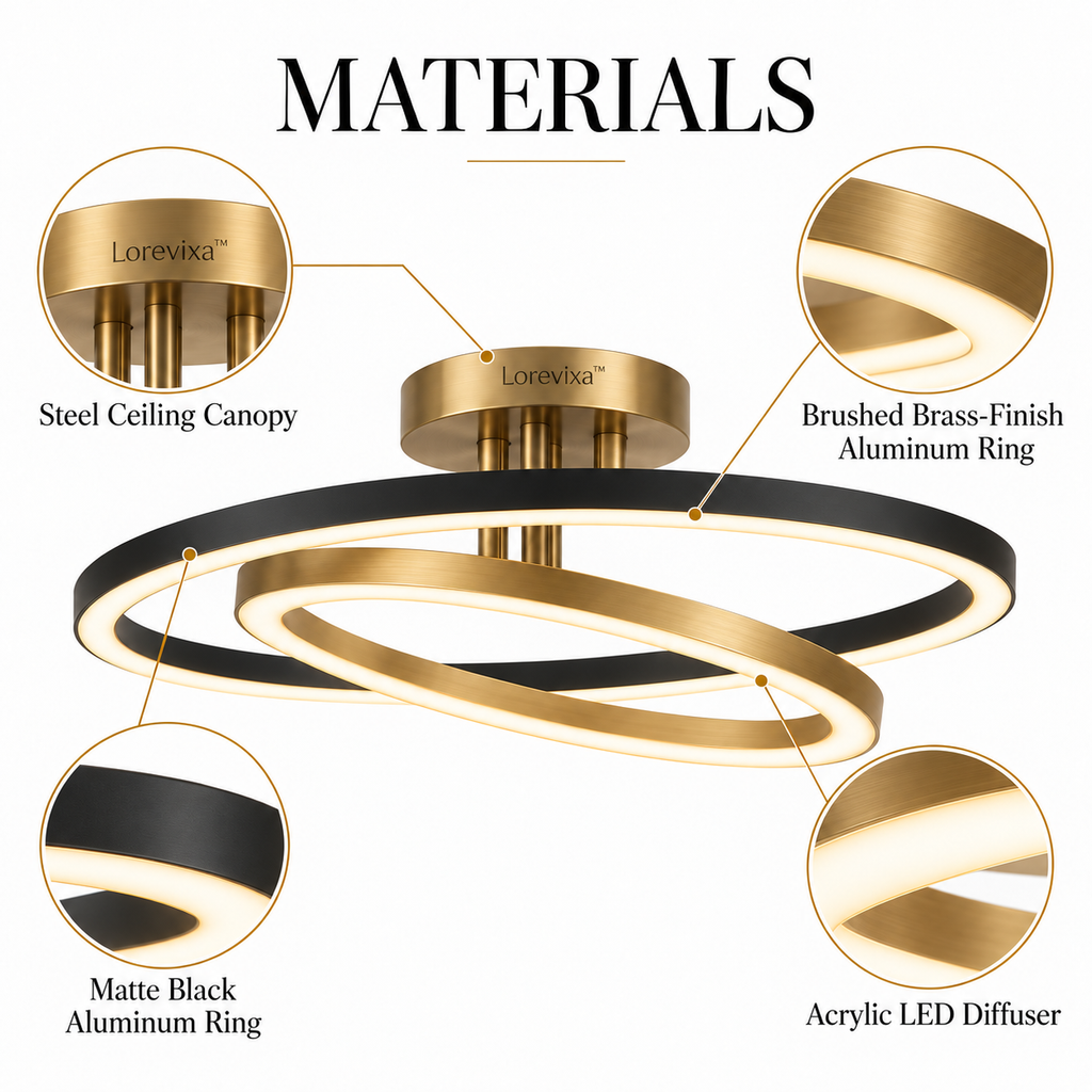 Lorevixa™ Halo Ring LED Flush Mount