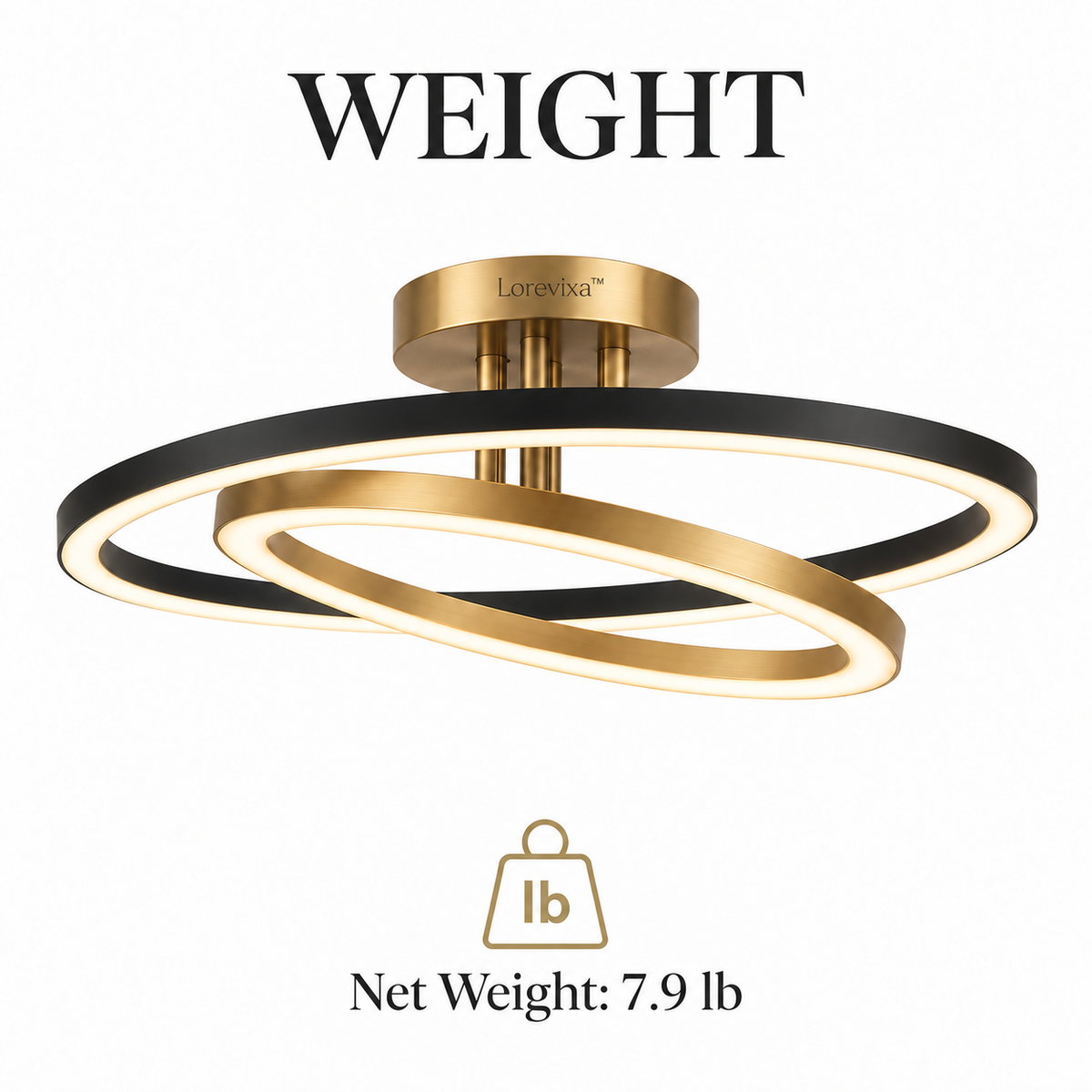 Lorevixa™ Halo Ring LED Flush Mount