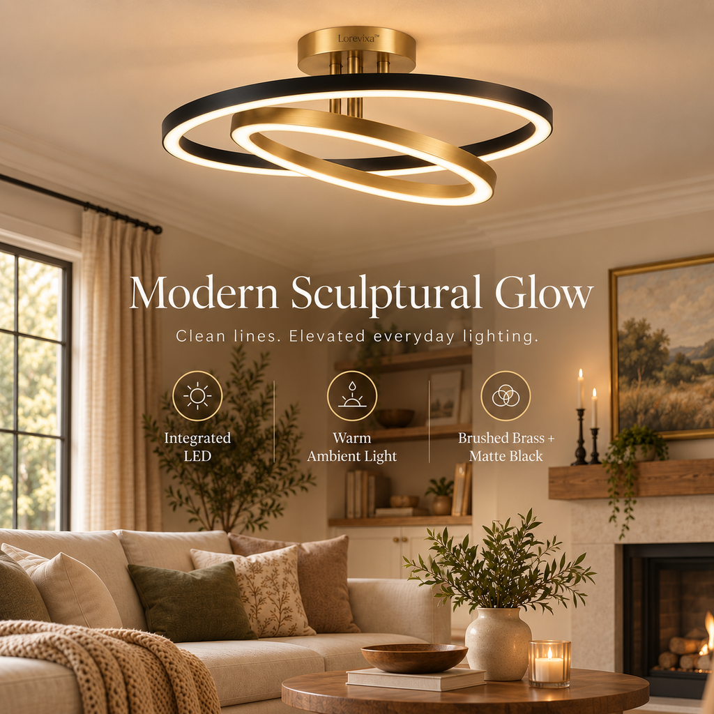 Lorevixa™ Halo Ring LED Flush Mount