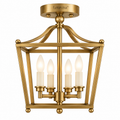 Lorevixa™ Sutton Brass Lantern Ceiling Light