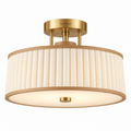 Lorevixa™ Solenne Pleated Drum Ceiling Light