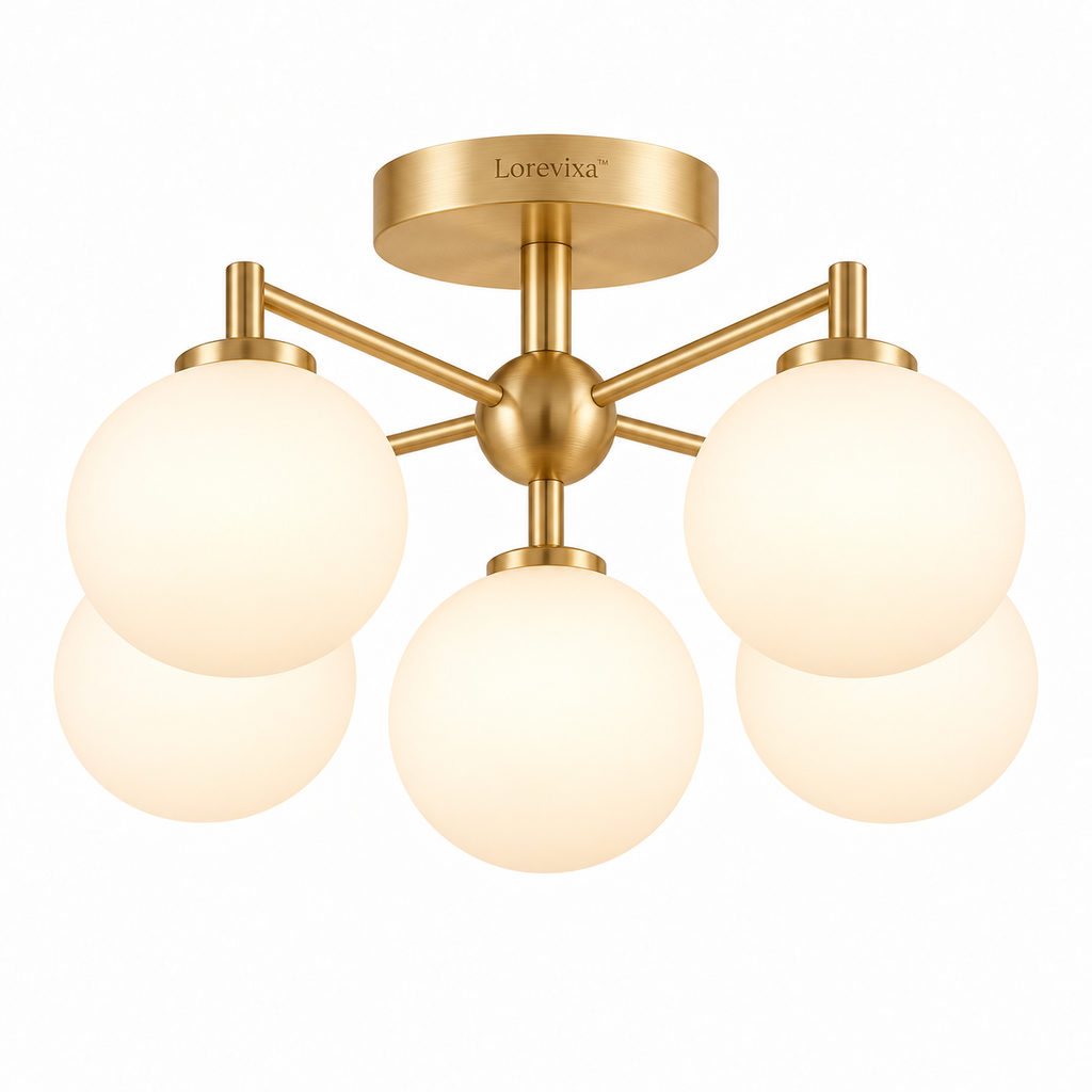 Lorevixa™ Metro Opal Globe Ceiling Light