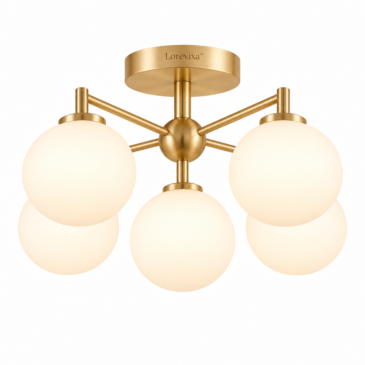 Lorevixa™ Metro Opal Globe Ceiling Light
