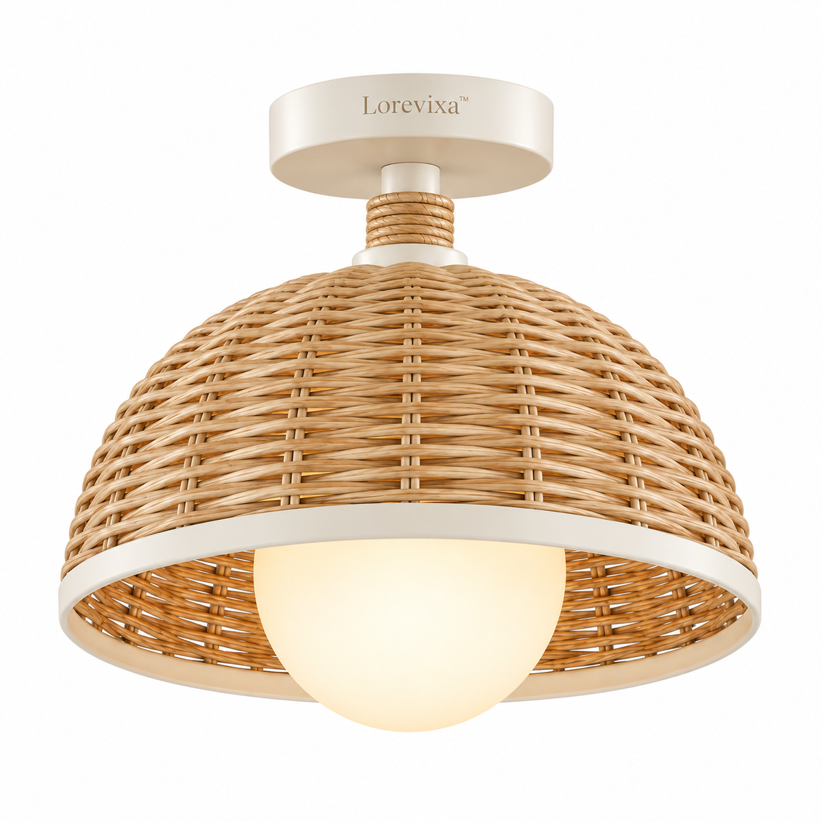 Lorevixa™ Isla Woven Rattan Ceiling Light