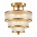 Lorevixa™ Marais Tiered Fluted Glass Ceiling Light
