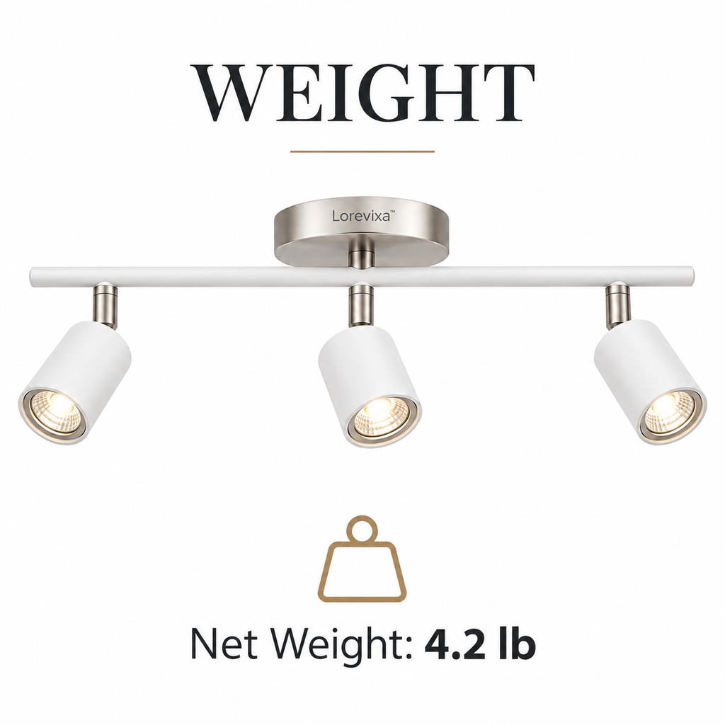 Lorevixa™ Axis 3-Light Adjustable Ceiling Spotlight