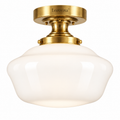 Lorevixa™ Heritage Milk Glass Ceiling Light