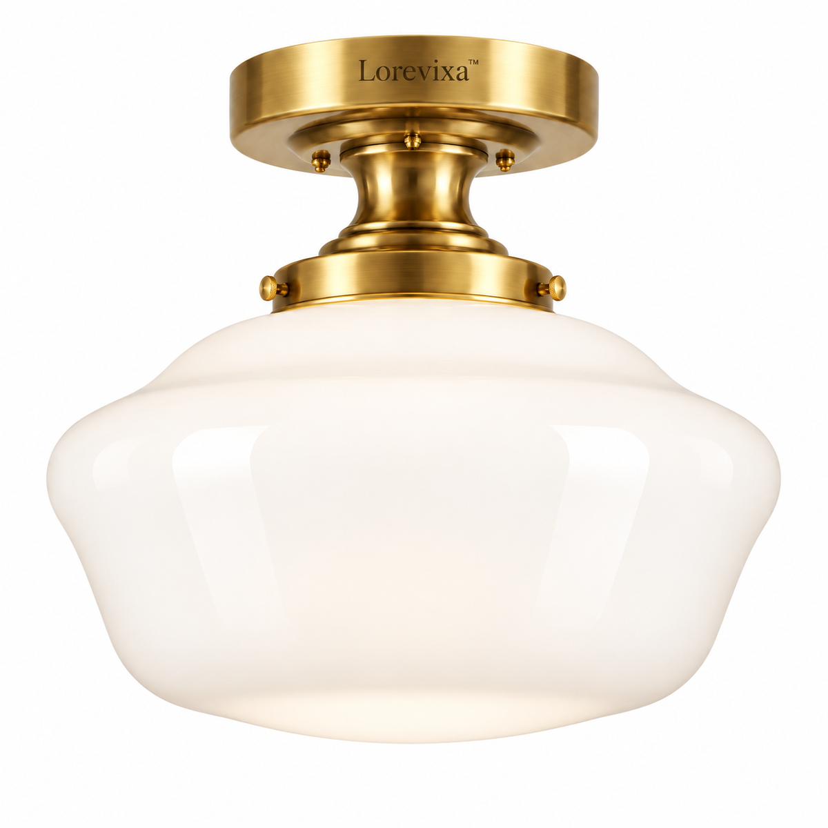 Lorevixa™ Heritage Milk Glass Ceiling Light