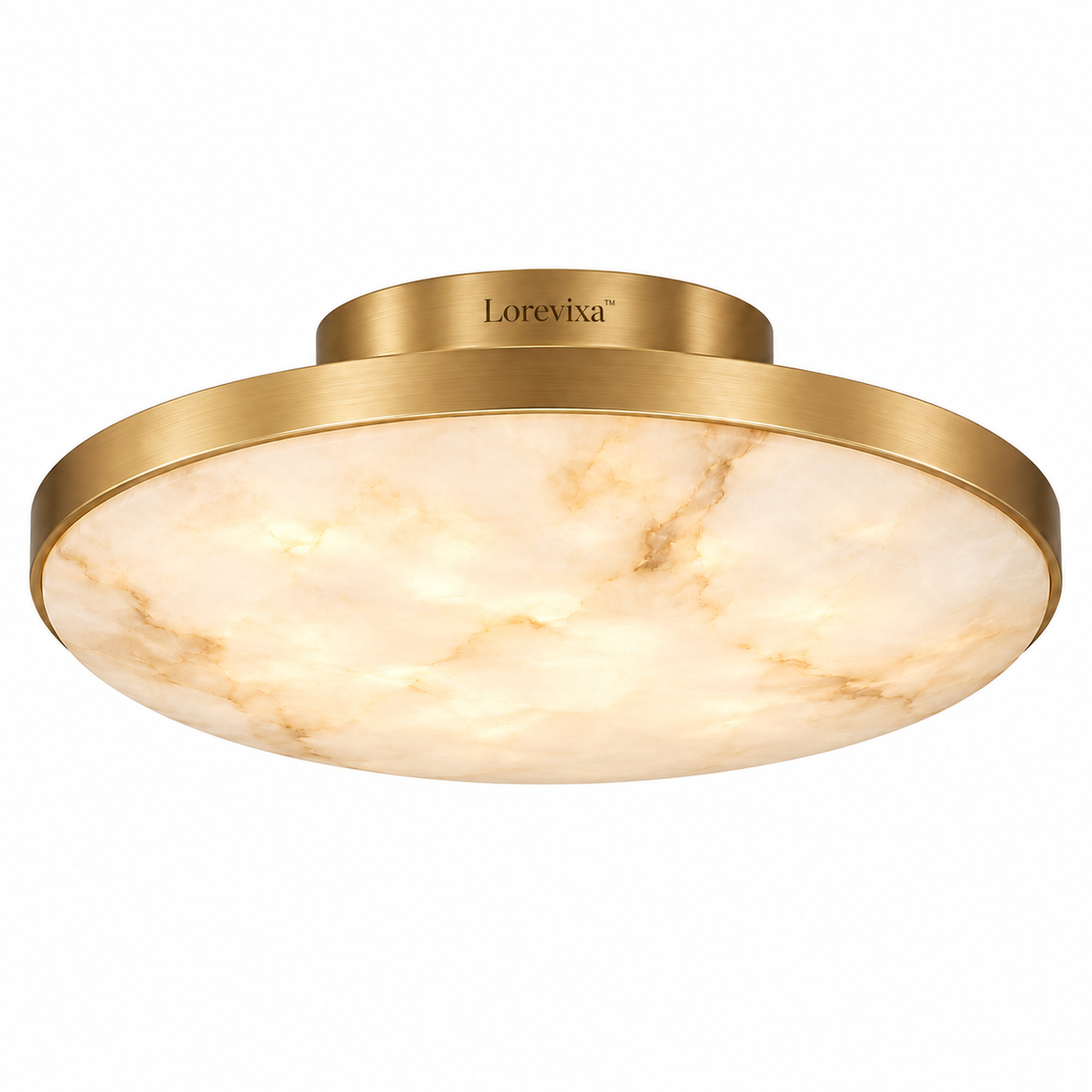Lorevixa™ Aurelia Alabaster-Style Ceiling Light