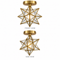 Lorevixa™ Celestia Star Glass Ceiling Light