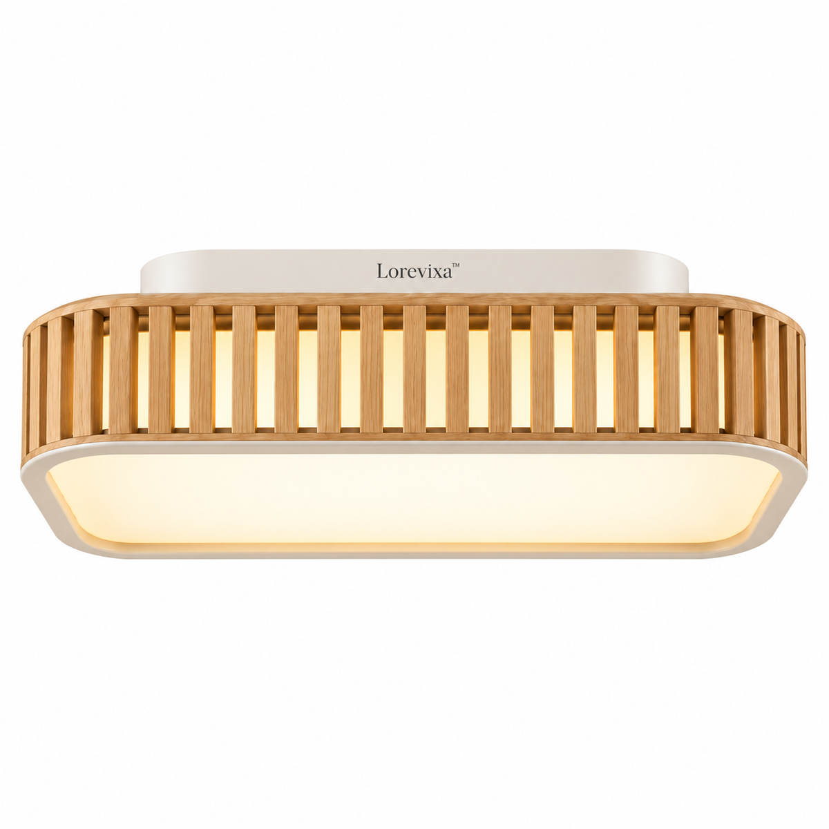 Lorevixa™ Sora Wood Slat LED Ceiling Light